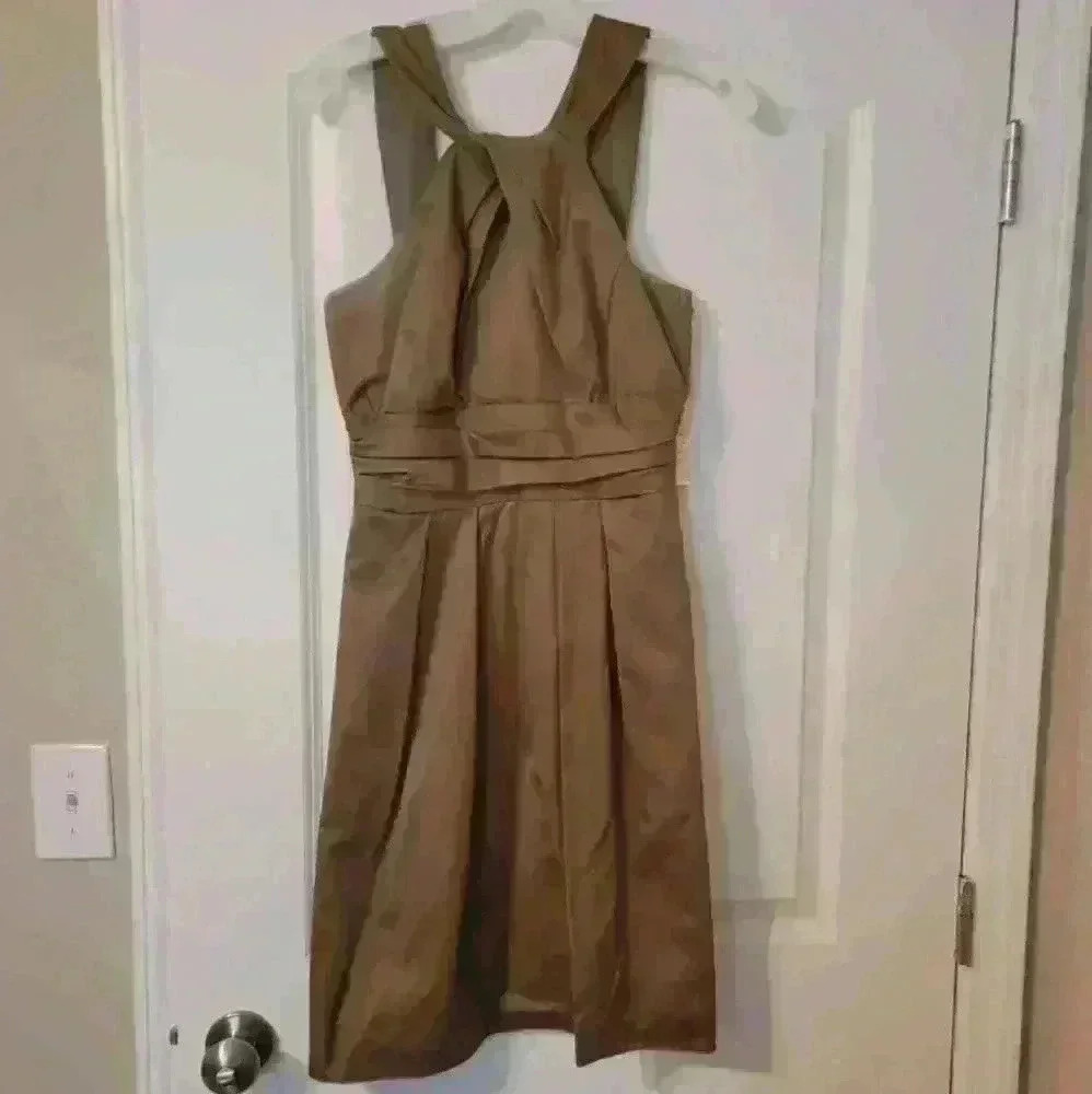 Olive green MOH dress #77